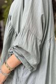 Made in Italy Sa Caleta Cotton Artist Smock Khaki